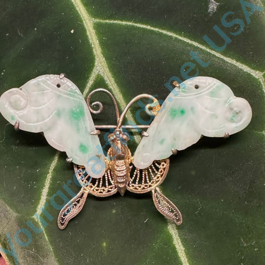 Vintage Zolatas Greek Antiquity Inspired 950 Sterling store Silver Brooch with Gold Overlay, Bug Dragonfly Butterfly Moth Themed, Large Round Pin