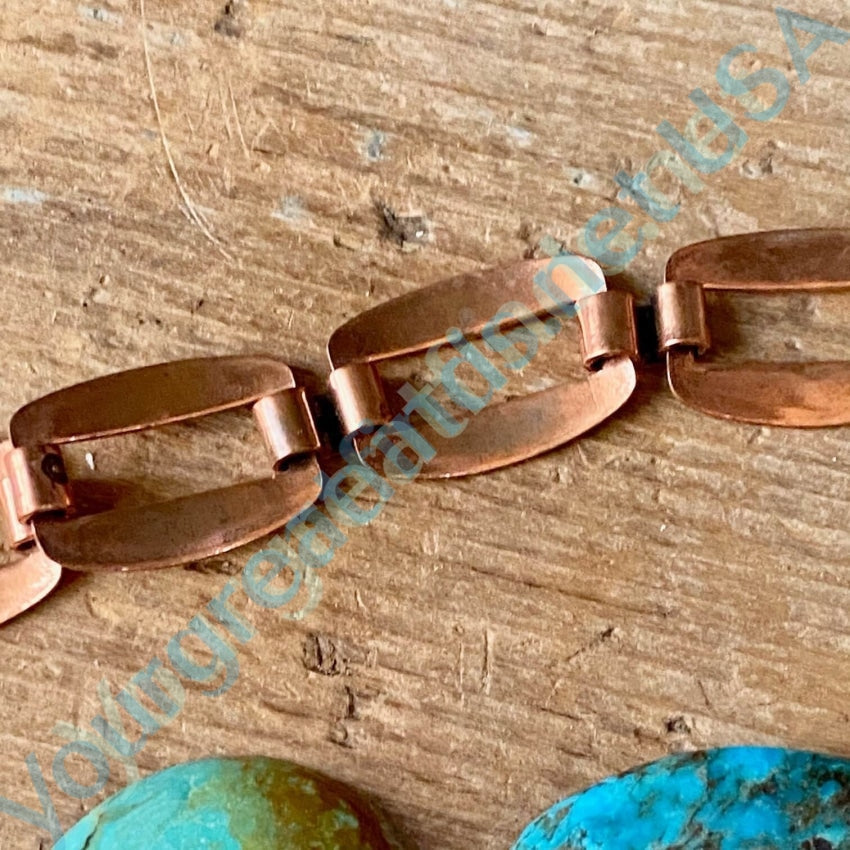 Vintage Copper Southwestern Indian Bracelet Yourgreatfinds