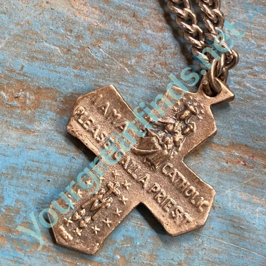 Vintage Devotional Four Way Cross Necklace Yourgreatfinds