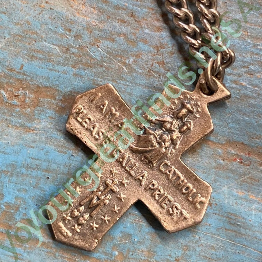 Vintage Devotional Four Way Cross Necklace Yourgreatfinds