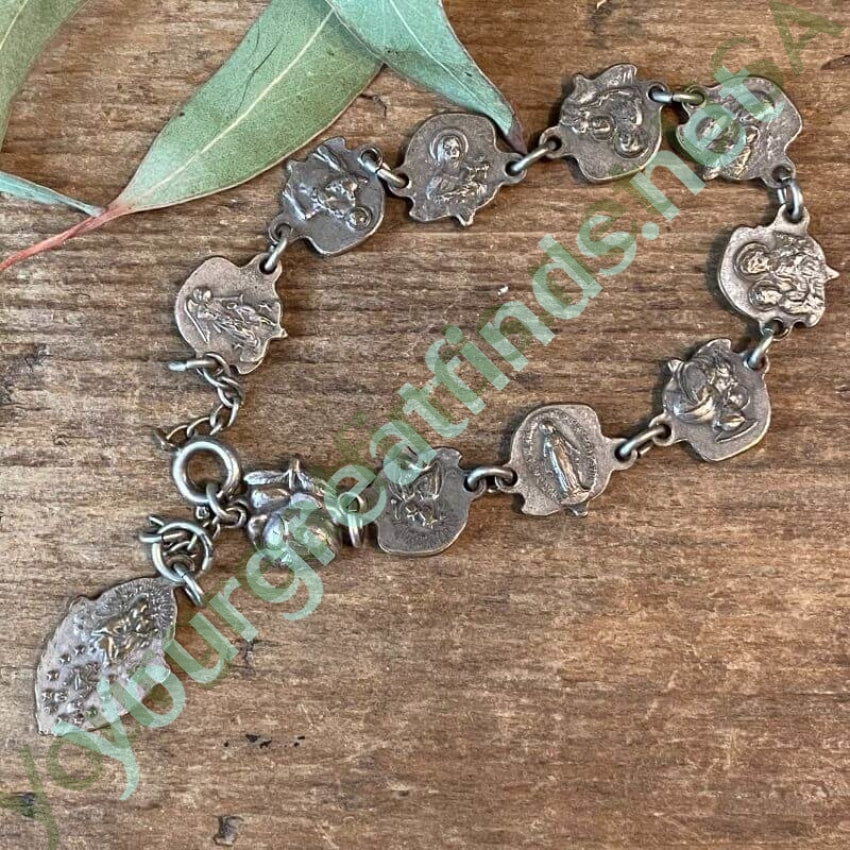 Vintage Devotional Metal Bracelet Catholic Yourgreatfinds