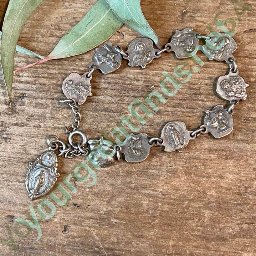 Vintage Devotional Metal Bracelet Catholic Yourgreatfinds