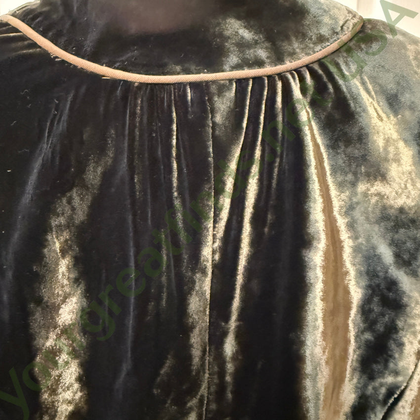 Vintage Double D Ranch Green Silk Velvet Jacket M jacket