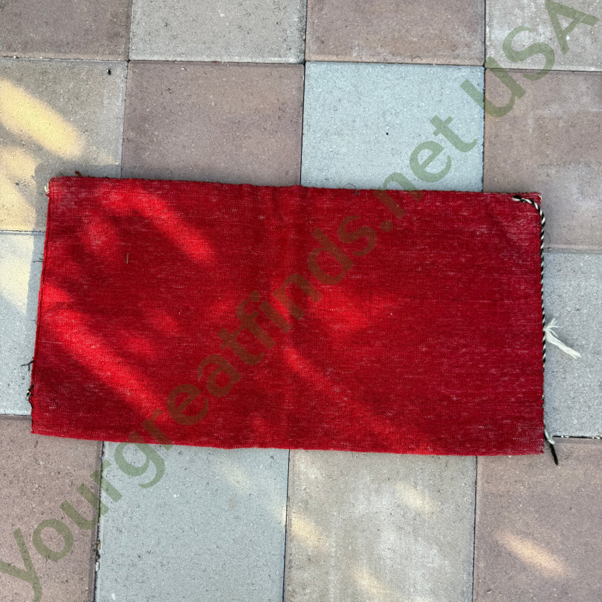 Vintage Double Kilm Prayer Rug Pillow rug