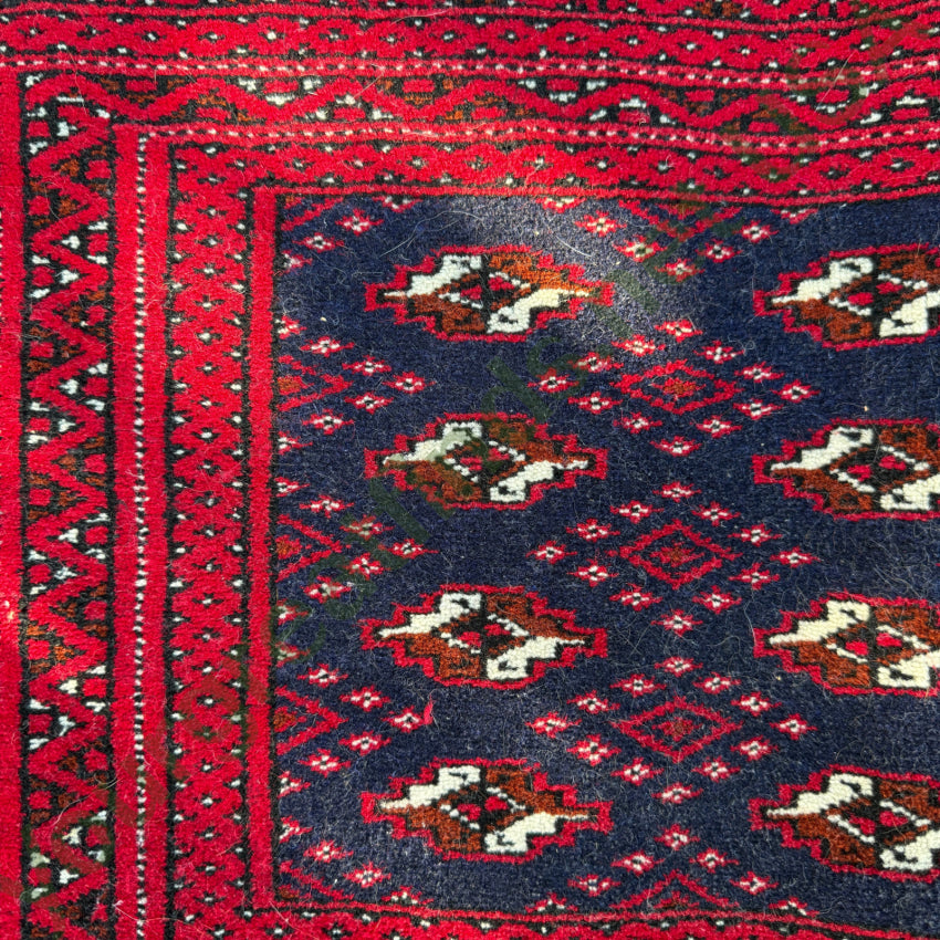 Vintage Double Kilm Prayer Rug Pillow rug