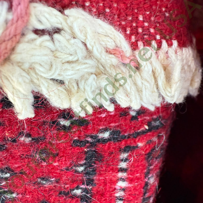 Vintage Double Kilm Prayer Rug Pillow rug