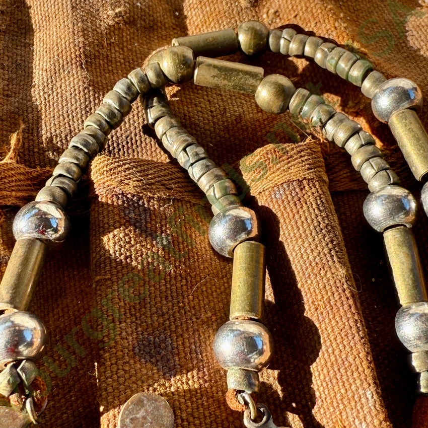 Vintage Egyptian Revival Winged Scarab Necklace necklace