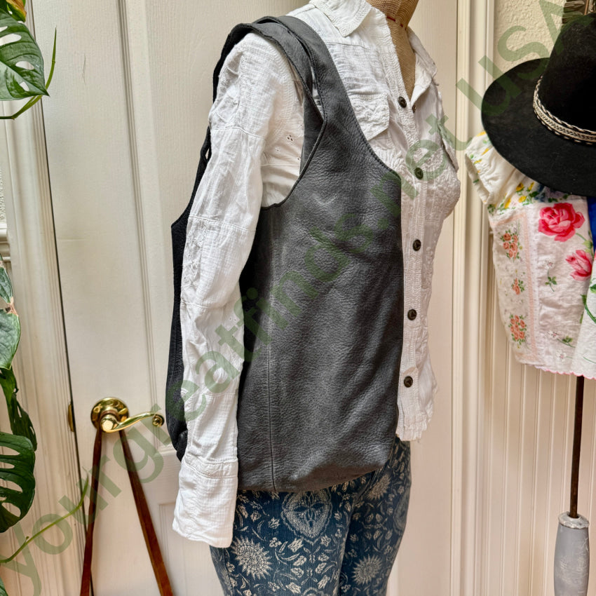 Vintage Ergo Soft Leather Hobo Shoulder Bag purse