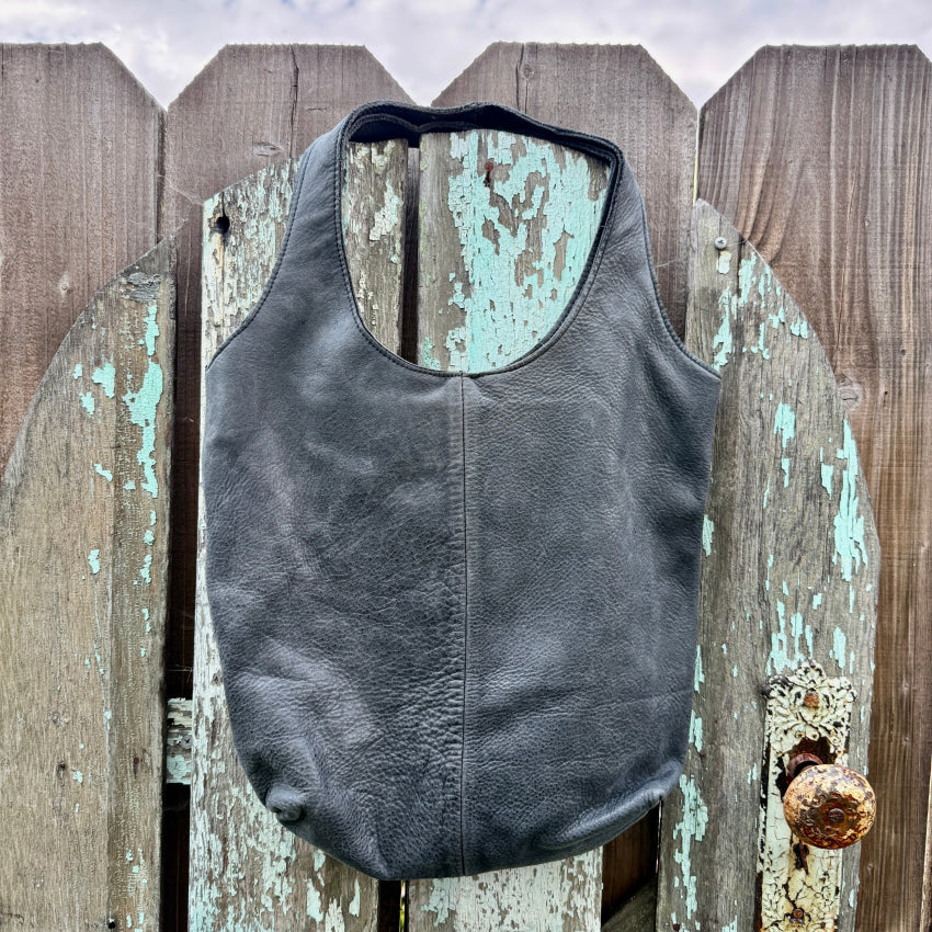 Vintage Ergo Soft Leather Hobo Shoulder Bag purse