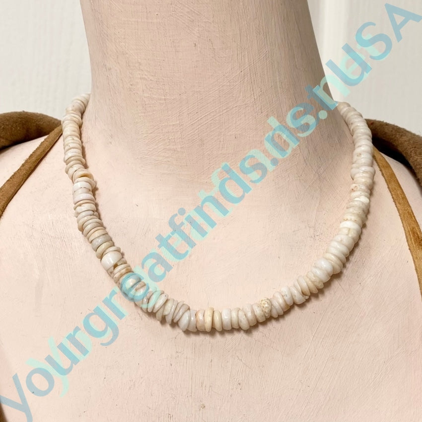 Vintage Fine Natural Puka Shell Necklace Yourgreatfinds