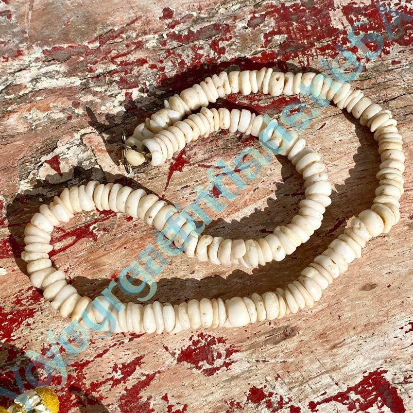 Vintage Fine Natural Puka Shell Necklace Yourgreatfinds