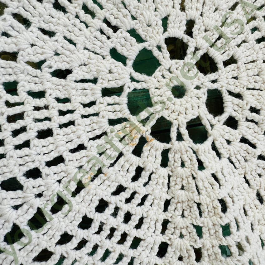 Vintage Hand Crochet Doily doily