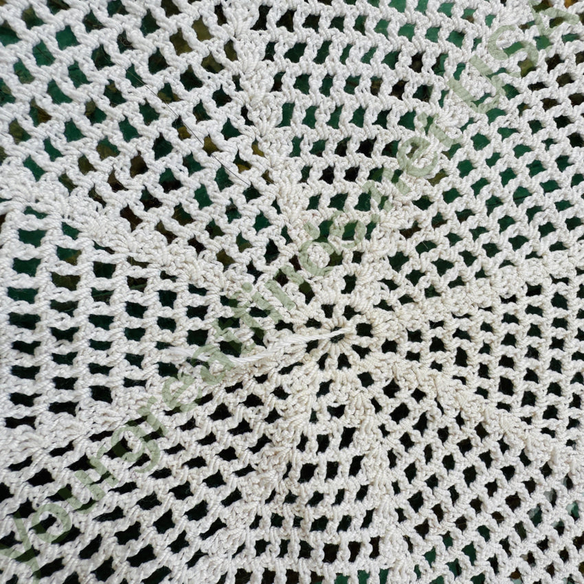 Vintage Hand Crochet Doily doily