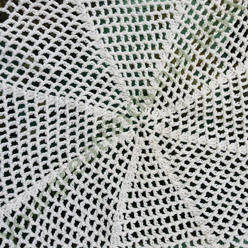 Vintage Hand Crochet Doily doily