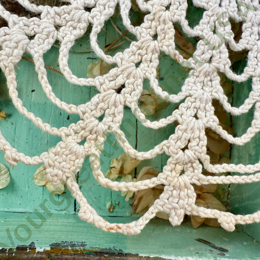 Vintage Hand Crochet Doily doily