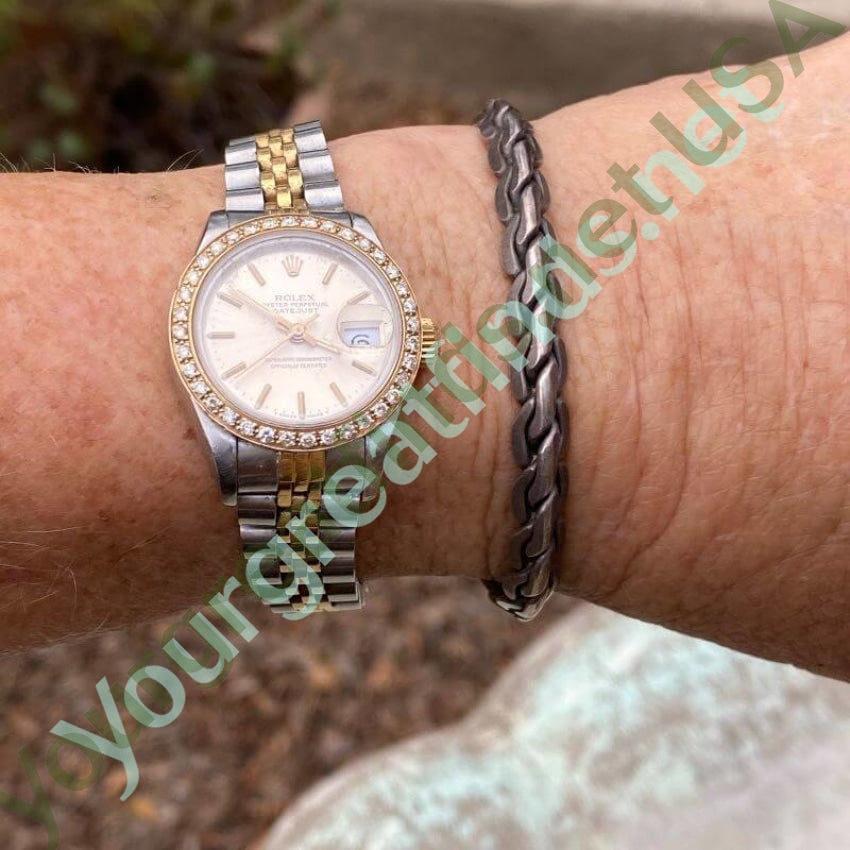 Vintage Hand Woven Sterling Silver Cuff Bracelet Yourgreatfinds