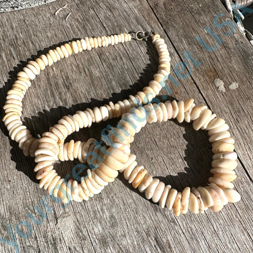 Smooth White Puka Shell Lei Necklaces — Kimmy Kai Hawaii