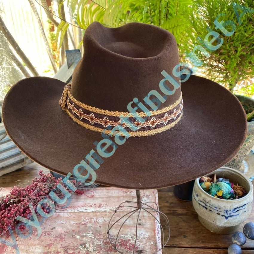 Vintage John Stetson Brown 3X Beaver Cattleman Hat Yourgreatfinds