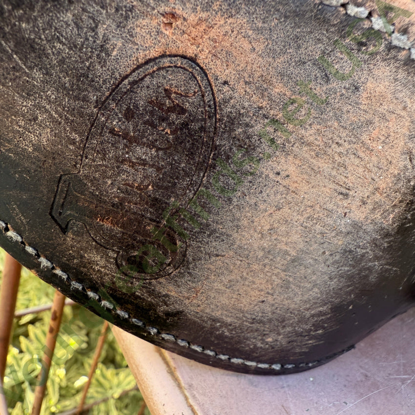 Vintage Justin Black & Red Leather Western Cowgirl Boots cowboy boots