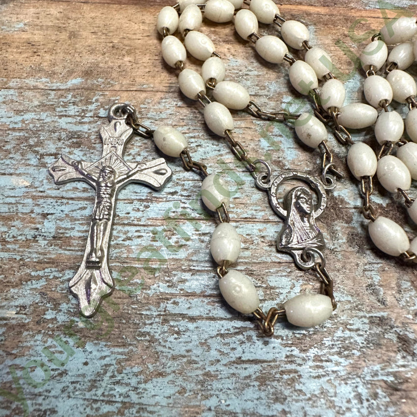 Vintage Luminous Glow In The Dark Rosary