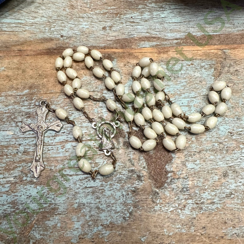 Vintage Luminous Glow In The Dark Rosary