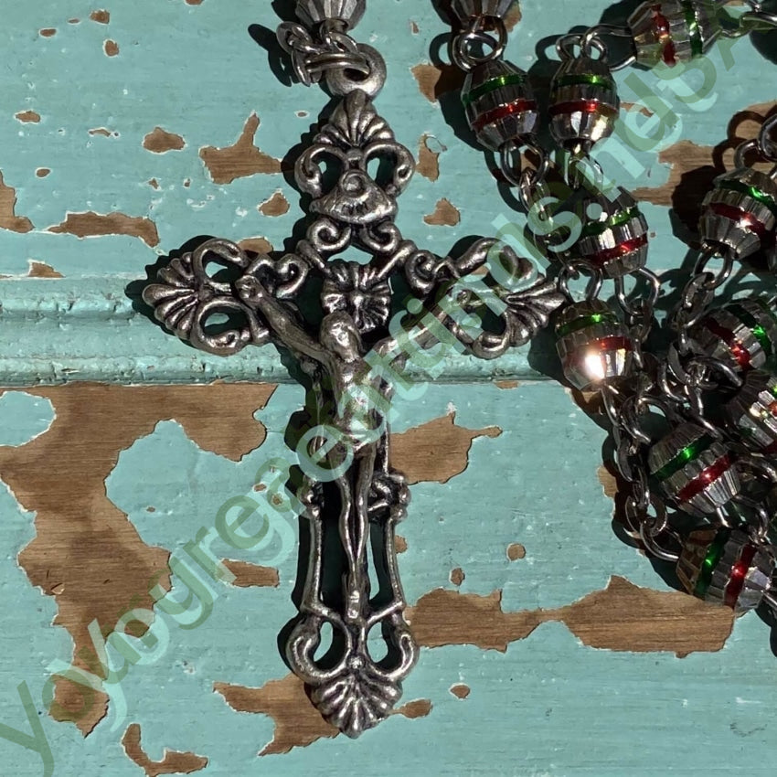 Vintage Metal Mexican Rosary Yourgreatfinds