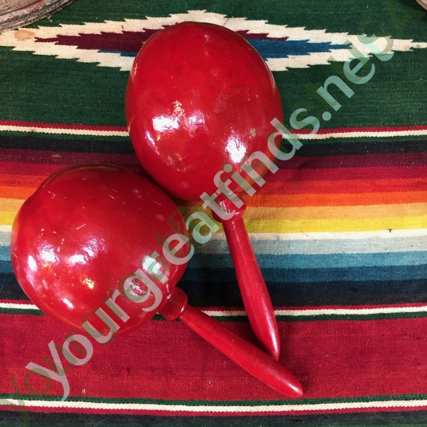 Vintage Mexican Maracas Made of Gourds Yourgreatfinds