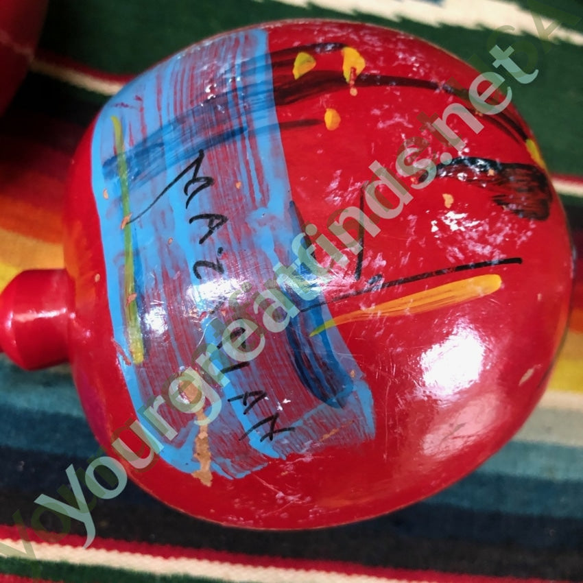 Vintage Mexican Maracas Made of Gourds Yourgreatfinds