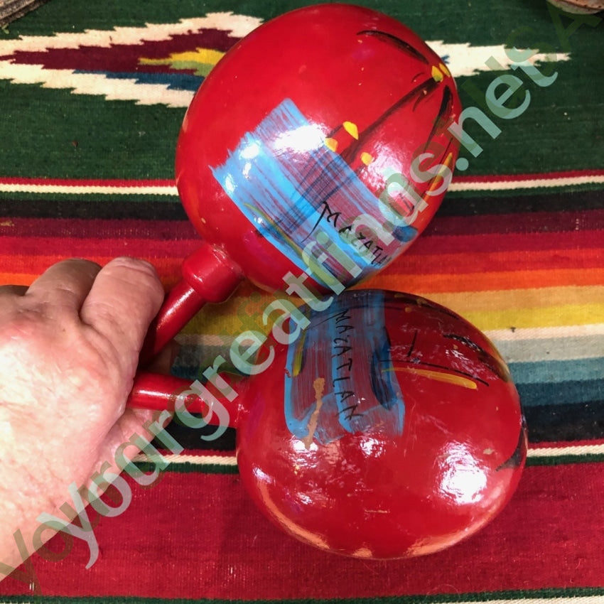 Vintage Mexican Maracas Made of Gourds – Yourgreatfinds