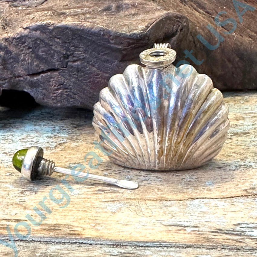 Vintage Mexican Sterling Silver Miniature Perfume Bottle Penant