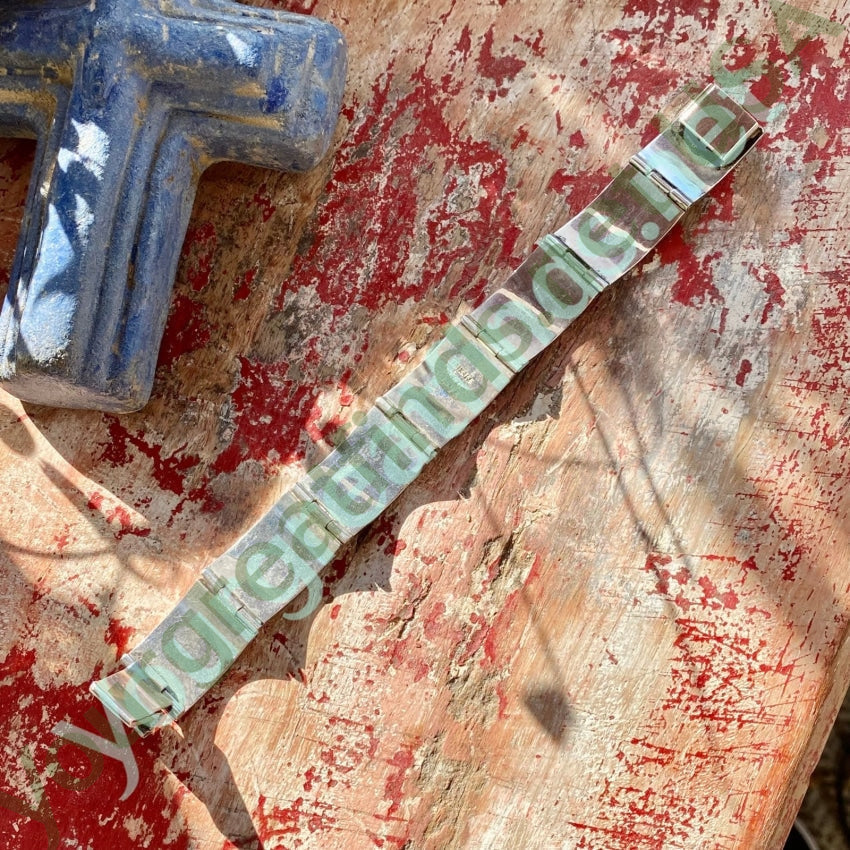 Vintage Mexican Sterling Silver Turquoise Mosaic Bracelet Yourgreatfinds