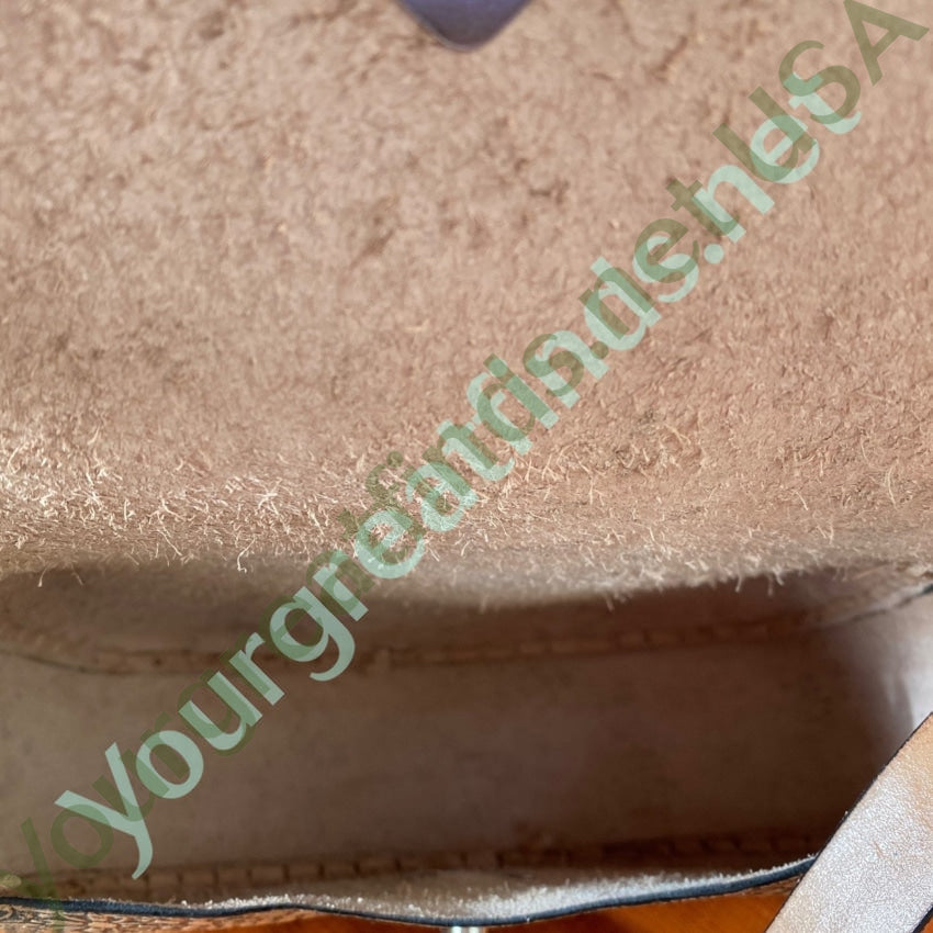 Vintage Mexican Tooled Leather Crossbody Bag Yourgreatfinds