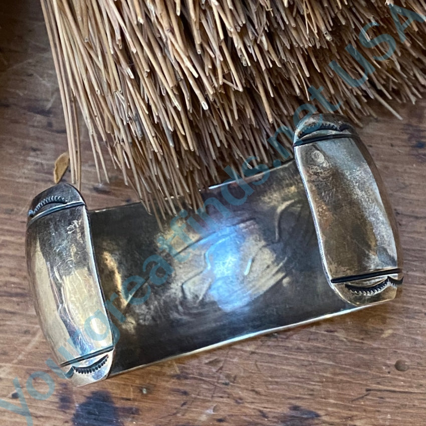 Vintage Native American Sterling Silver Bracelet Quail Design Bracelets