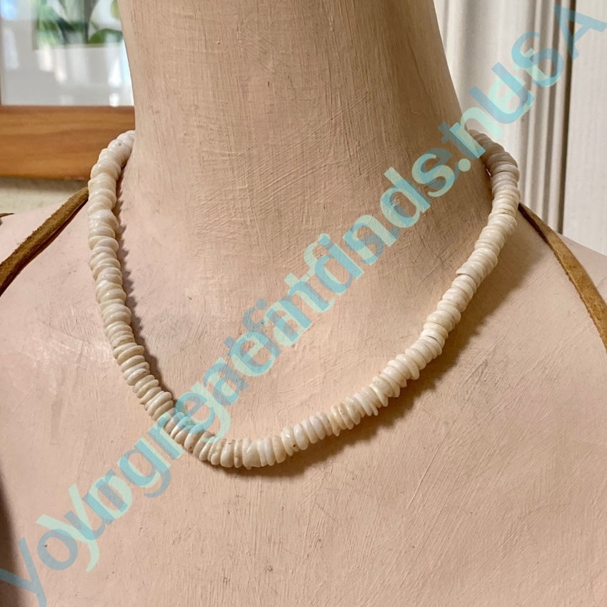 Vintage Natural Hawaiian Puka Shell Necklace 1970s Yourgreatfinds