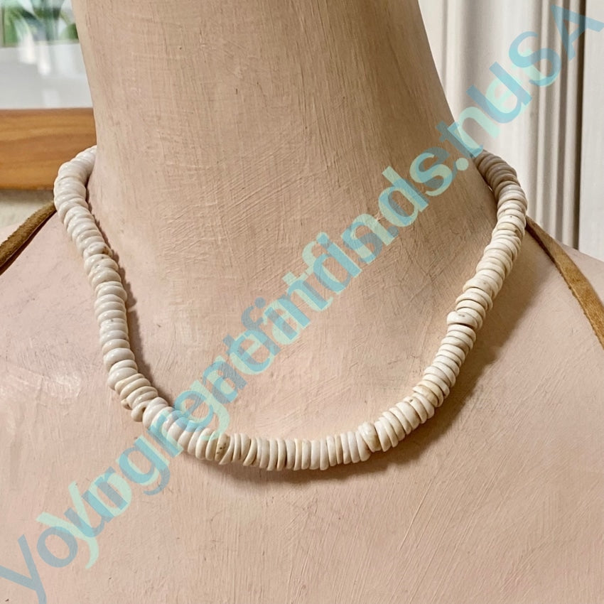 Vintage 70s authentic Puka shell on sale Hawaiian necklace