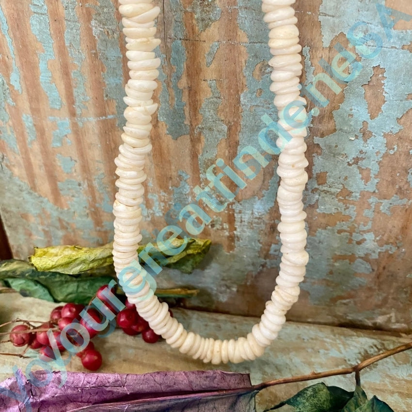 Vintage Natural Hawaiian Puka Shell Necklace 1970s Yourgreatfinds