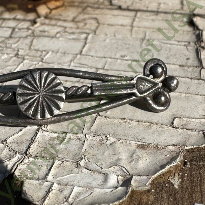 Vintage Navajo Arrow Bar Pin Sterling Silver Fred Harvey