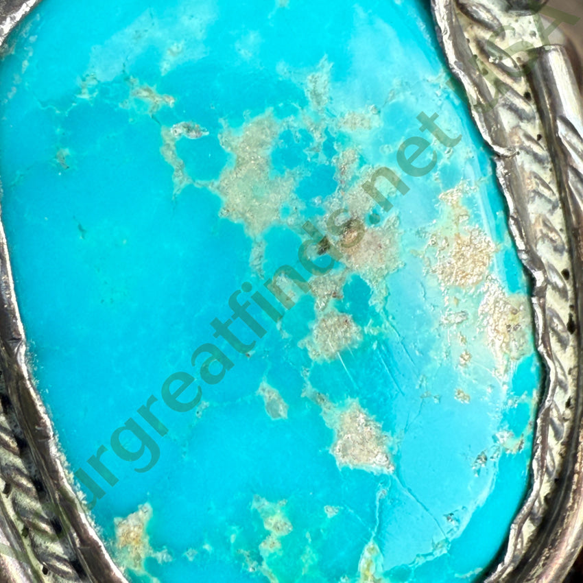 Vintage Navajo Blue Turquoise Cuff Bracelet bracelet