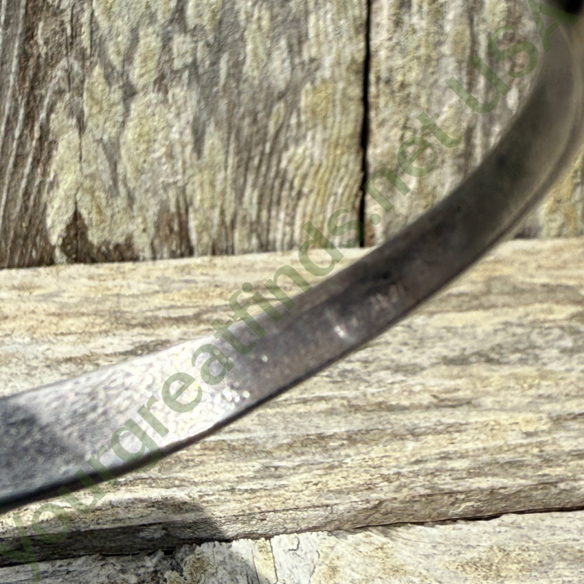 Vintage Navajo Bracelet Sterling SIlver & Inlay Turquoise bracelet