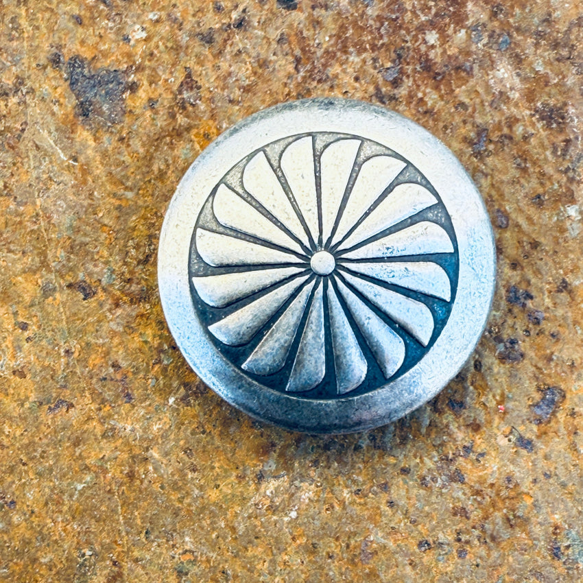 Vintage Navajo Button Cover Sterling Silver Concho More Available button cover