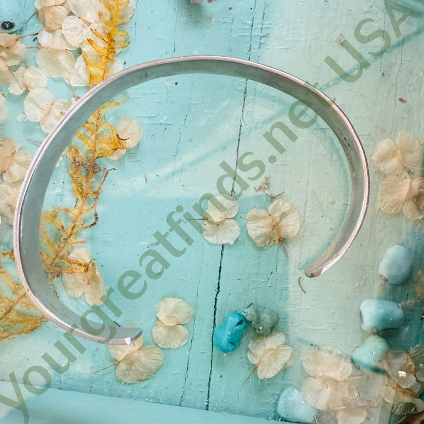 Vintage Navajo Cuff Bracelet Stamped Garrison Boyd bracelet