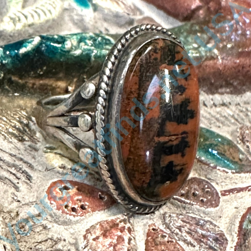 Vintage Navajo online Handmade Sterling Silver Petrified Wood Ring 6, Navajo Ring, Southwestern Ring, Petrified Wood Ring, Navajo Sterling Ring