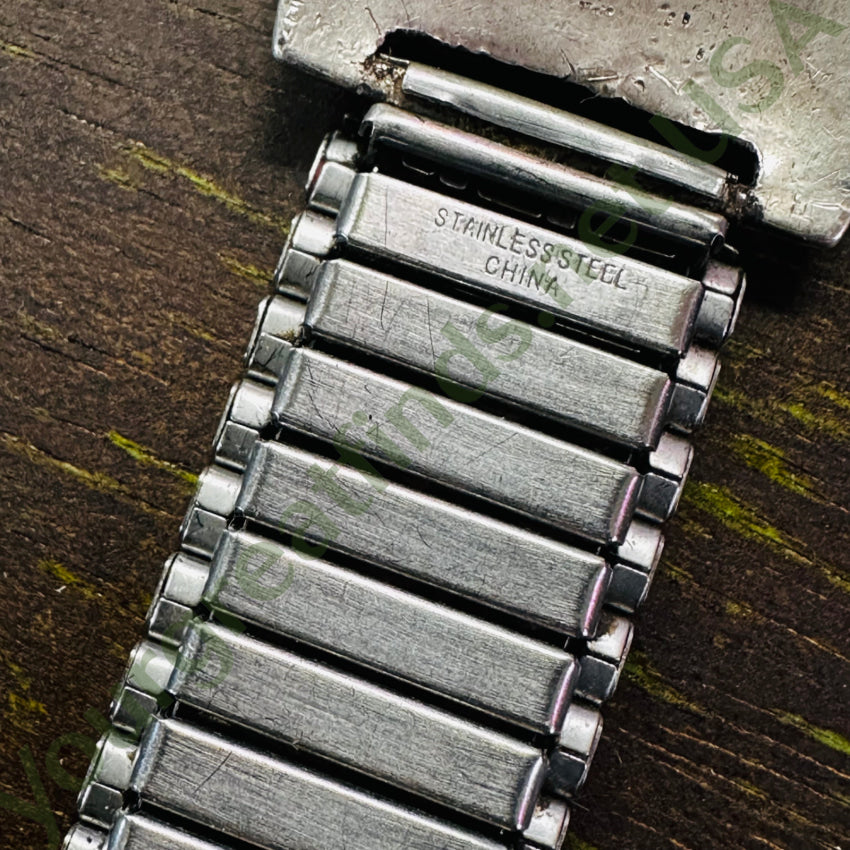 Vintage Navajo Shiprock Turquoise Mosaic Horse Sterling Silver Watch Band Watchband