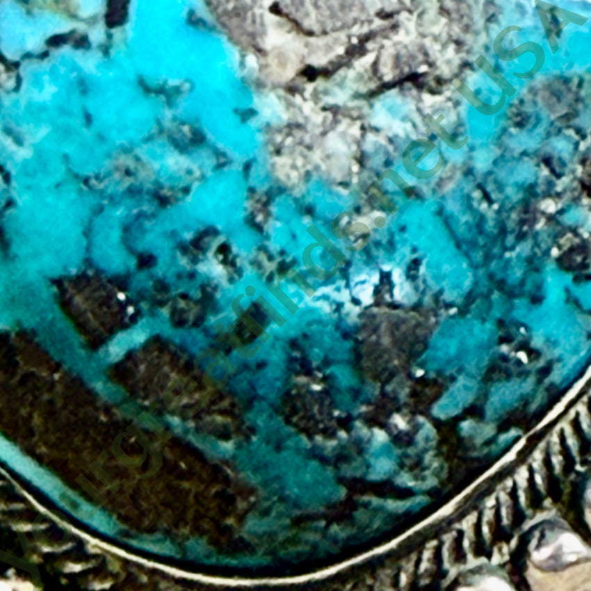 Vintage Navajo Sterling Silver Carlin Mine Ring Size 7 ring