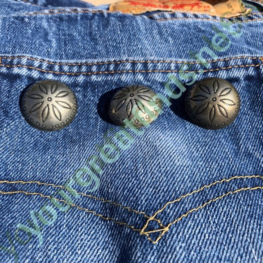 Vintage Navajo Sterling Silver Concho Clothing Buttons 3 Yourgreatfinds