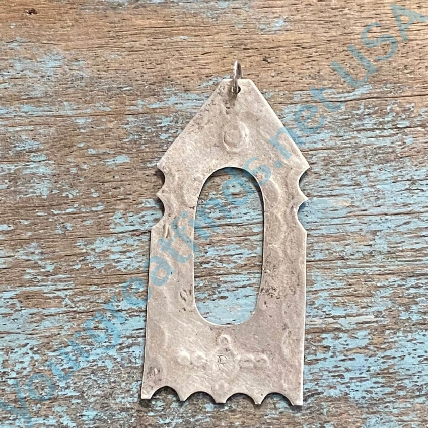 Vintage Navajo Sterling Silver Frame Pendant