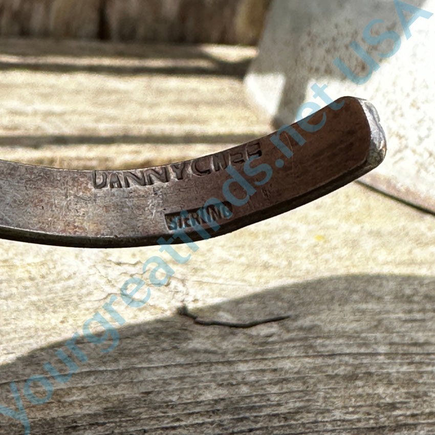 Vintage Navajo Sterling Silver & Turquoise Bracelet Danny Chee Bracelet