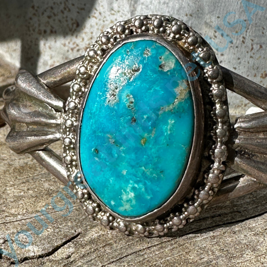 Vintage Navajo Sterling Silver & Turquoise Bracelet Danny Chee Bracelet