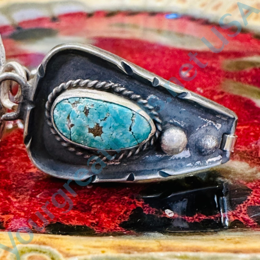 Offers Vintage Native Turquoise Watch Pendant