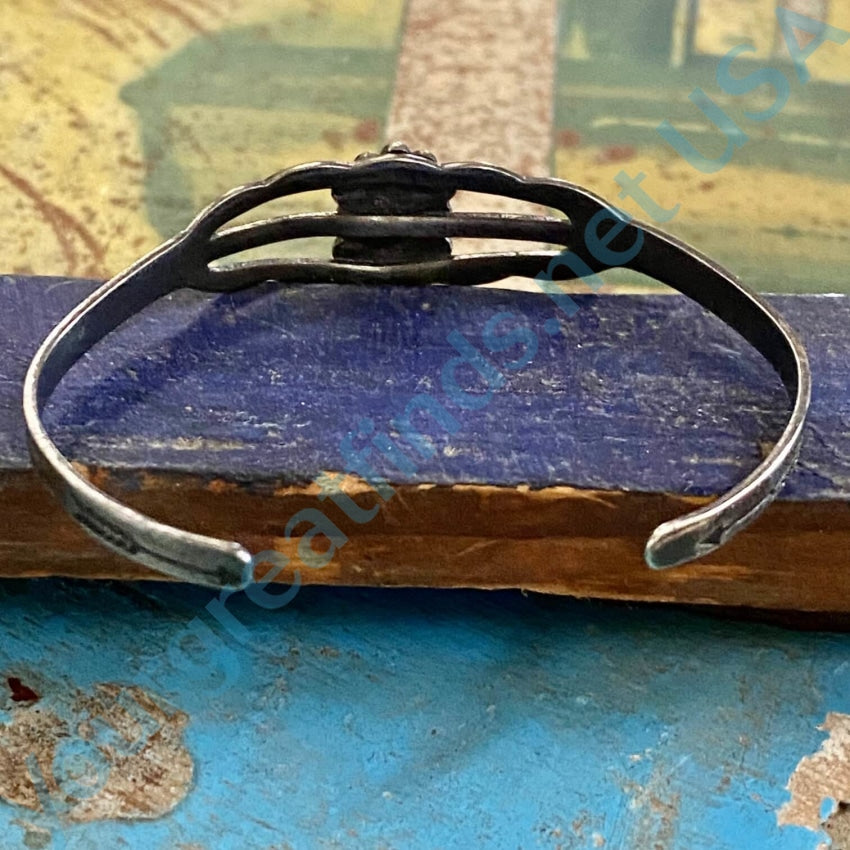 Vintage Navajo Turquoise Sterling Childs Bracelet Maisels Bracelets